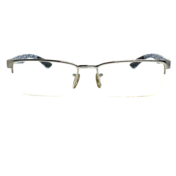 Ray-Ban Eyeglasses RB 8412 2502 Carbon Fiber Silver Gray 54-17-145 H19159 - Picture 1 of 7